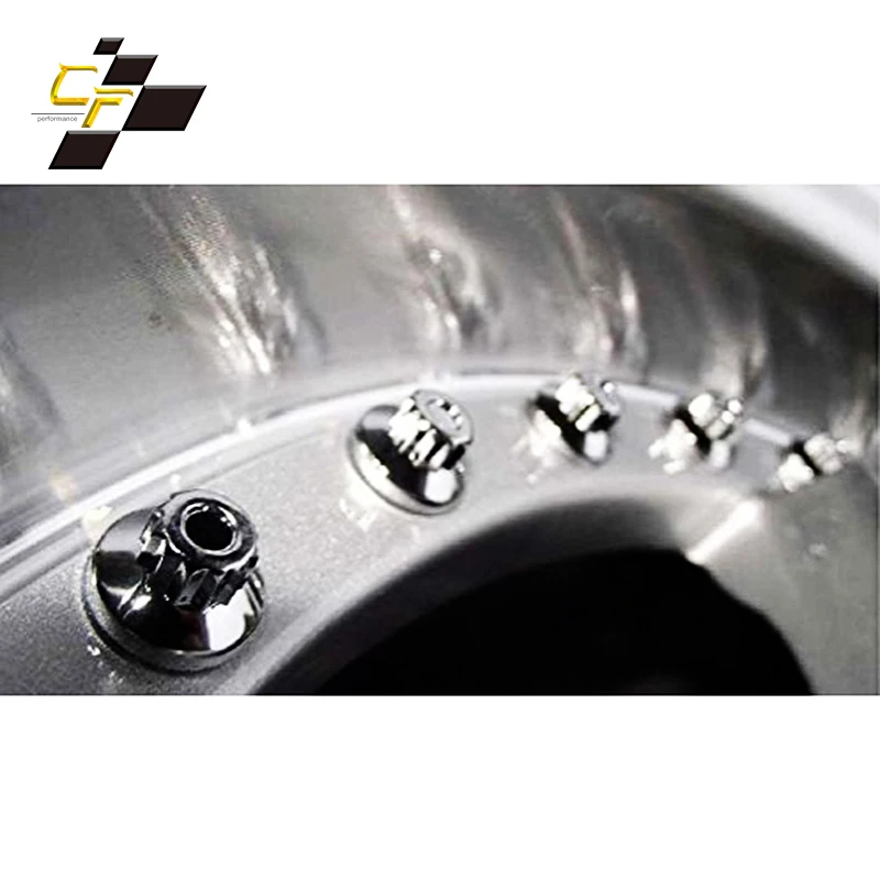 25 шт. 7 6 мм серебристо черные универсальные колесные заклепки гайки Сменные для