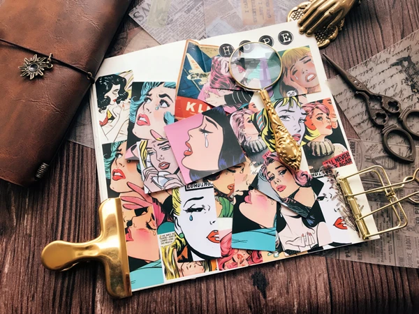 14 шт. 2019 винтажный плач леди плакат стикер набор для скрапбукинга альбом мусор