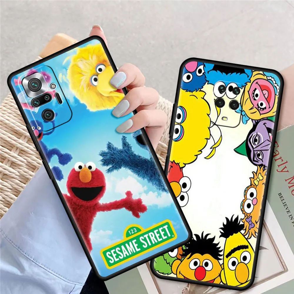 

Silicone Case for Xiaomi Redmi Note 9S 9 8 10 Pro K40 8T 9T 7 9C 9A 8A 7A 6A Tpu Soft Phone Cover Sesame Street