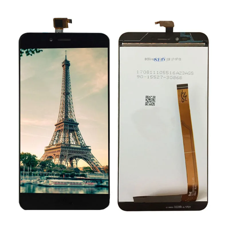 Для Wiko U Pulse LCD с сенсорным экраном стеклянная панель дигитайзер сборка запасные