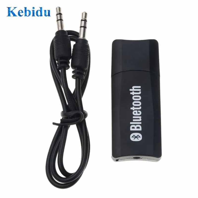 Беспроводной музыкальный ресивер Kebidu Bluetooth AUX адаптер USB портативный мини