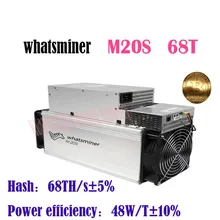 Новейший Майнер ASIC BTC BCH Майнер WhatsMiner M20S 68T лучше, чем Antminer S9 S17 S17 Pro T17 T17e S17e M3 M21S Innosilicon T2T T3 Новейший Майнер ASIC BTC BCH Майнер WhatsMiner M20S 68T лучше, чем Antminer S9 S17 S17 Pro T17 T17e S17e M3 M21S Innosilicon T2T T3