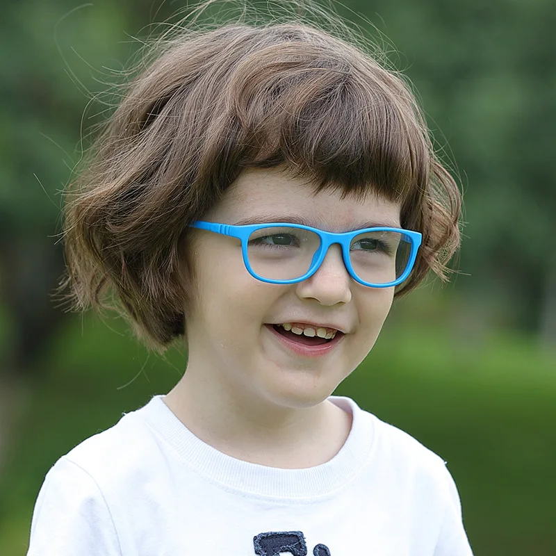 Легкие удобные детские силиконовые очки для мальчиков на открытом воздухе