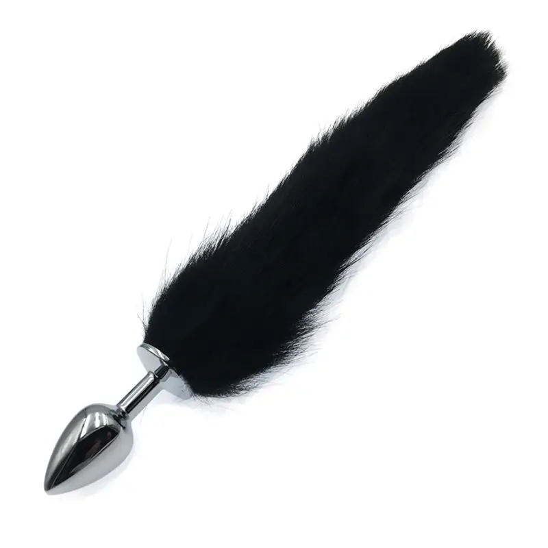 Эротический сплав Анальная пробка искусственный плюшевый хвост Стимуляция