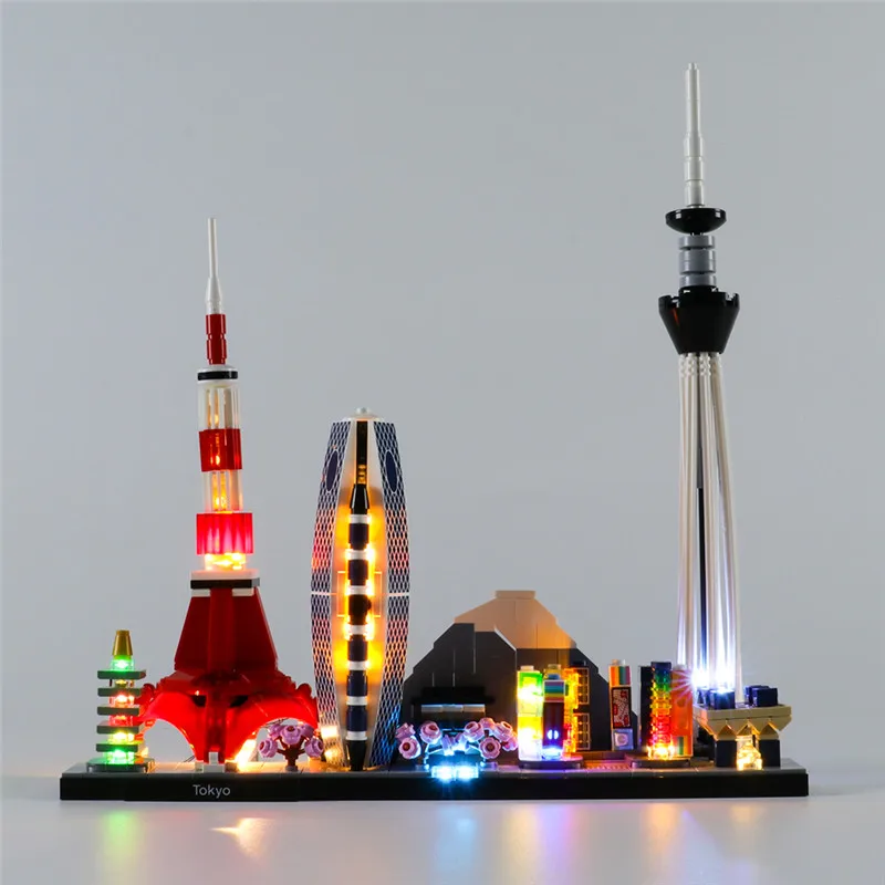 

LED Light Kit For 21051 Architecture Tokyo Skyline Souvenir Toys Building Blocks Model Lighting Set