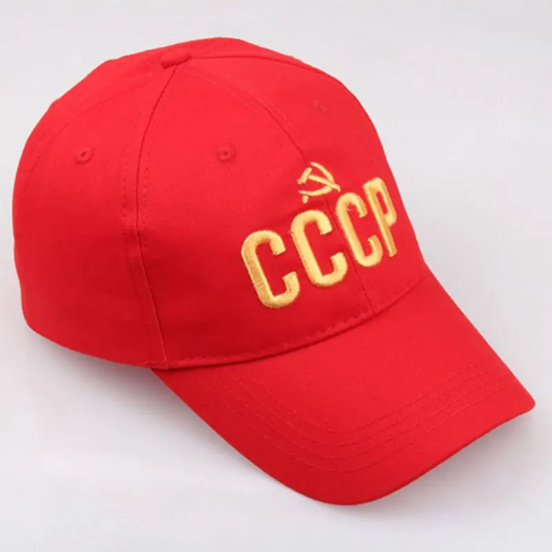 

Русская Кепка CCCP СССР, регулируемая бейсбольная кепка для мужчин, женщин, мужчин, уличная Кепка для вечеринки красного цвета с козырьком
