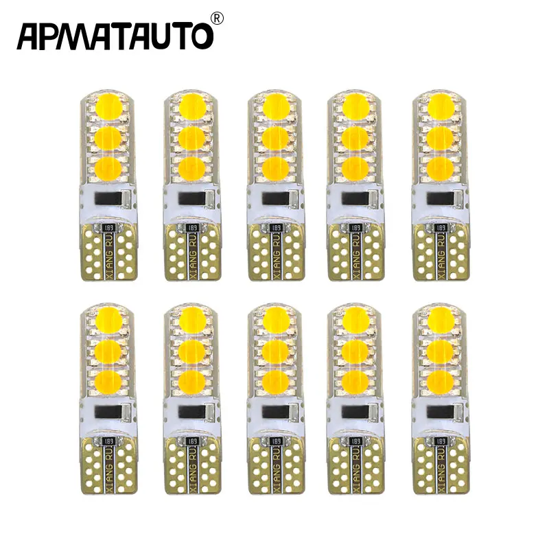10 шт. T10 LED W5W Canbus 168 194 автомобильный габарисветильник для Hyundai Solaris Getz Kia Spectra Rio 3 Optima