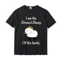 i am the stoned sheep of the family weed stoner t shirt camisas hot sale men t shirt cotton tops t shirt fitness tight