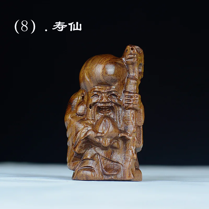 Hollow yellow sandalwood handles necklace pendant accessories solid wood carving play with crafts African acid branch | Украшения и