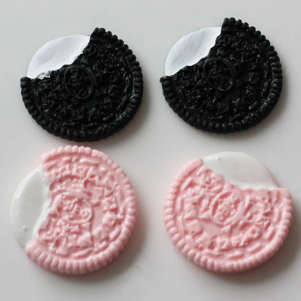 

Оптовая продажа, розовый кофейный цвет, 26 мм, резиновые круглые украшения для торта, ремесла, кабошон с плоской задней стороной, кавайные украшения «сделай сам» F