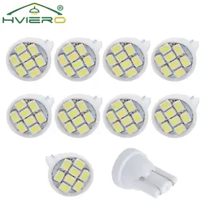 10 шт. Led 8 Smd 1206 8 светодиодов 8SMD Авто интерьерный светильник дорожные фонари светильник s Авто клиновидный светильник ing DC 12V Горячая Распродажа Белый Cob Led