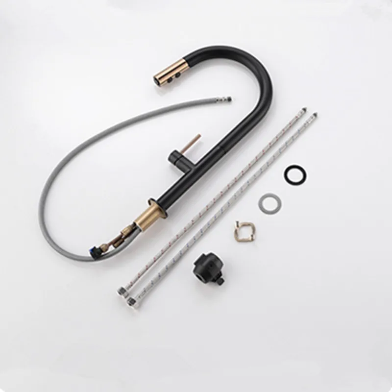 Смесители для кухни белый/черный латунный повышающий кухонный кран Кнопка