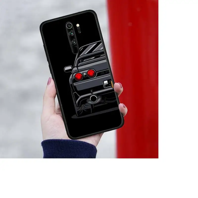 

Tokio Drift Deporte Coche JDM Negro Phone Case For Redmi 7 8 9 A K20 30 Pro Note 8 9 Pro 9s