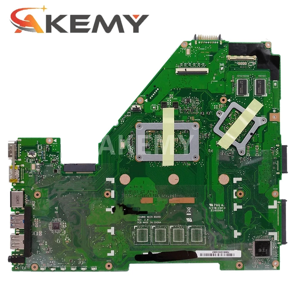 Akmey X550MD motherboard For Asus X550MJ Laptop X550M X552M Notebook mainboard 100% tested N3540 GT820M/2GB | Компьютеры и офис