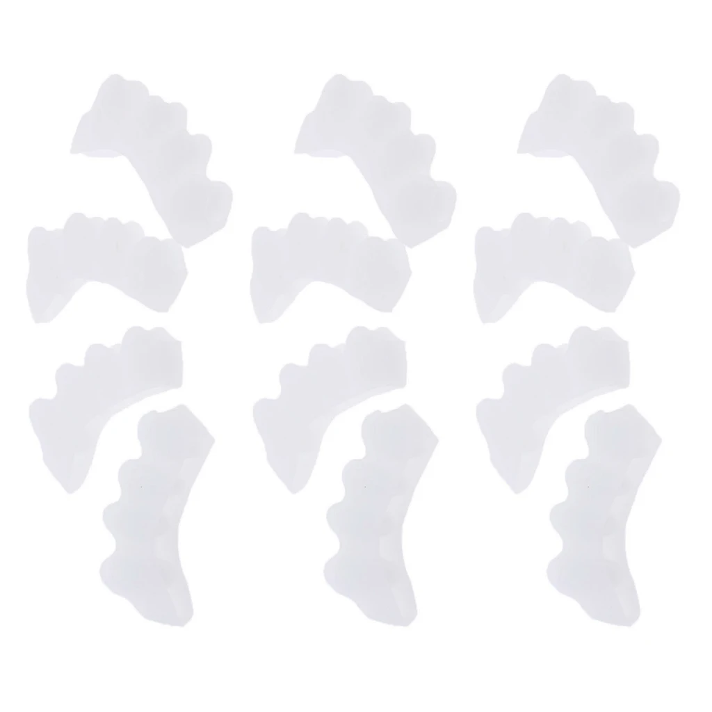

MagiDeal 6 Pairs Toe Spacers, Pedicure Accessories, Silicone Toe Separators