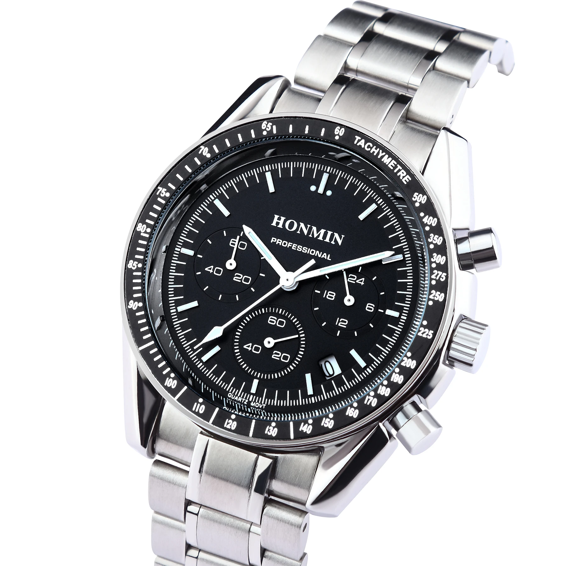 Модные мужские кварцевые часы Роскошные спортивные фирма высокого класса