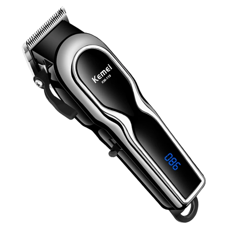 Регулируемый аккумуляторная машинка для стрижки волос профессиональная мужчин
