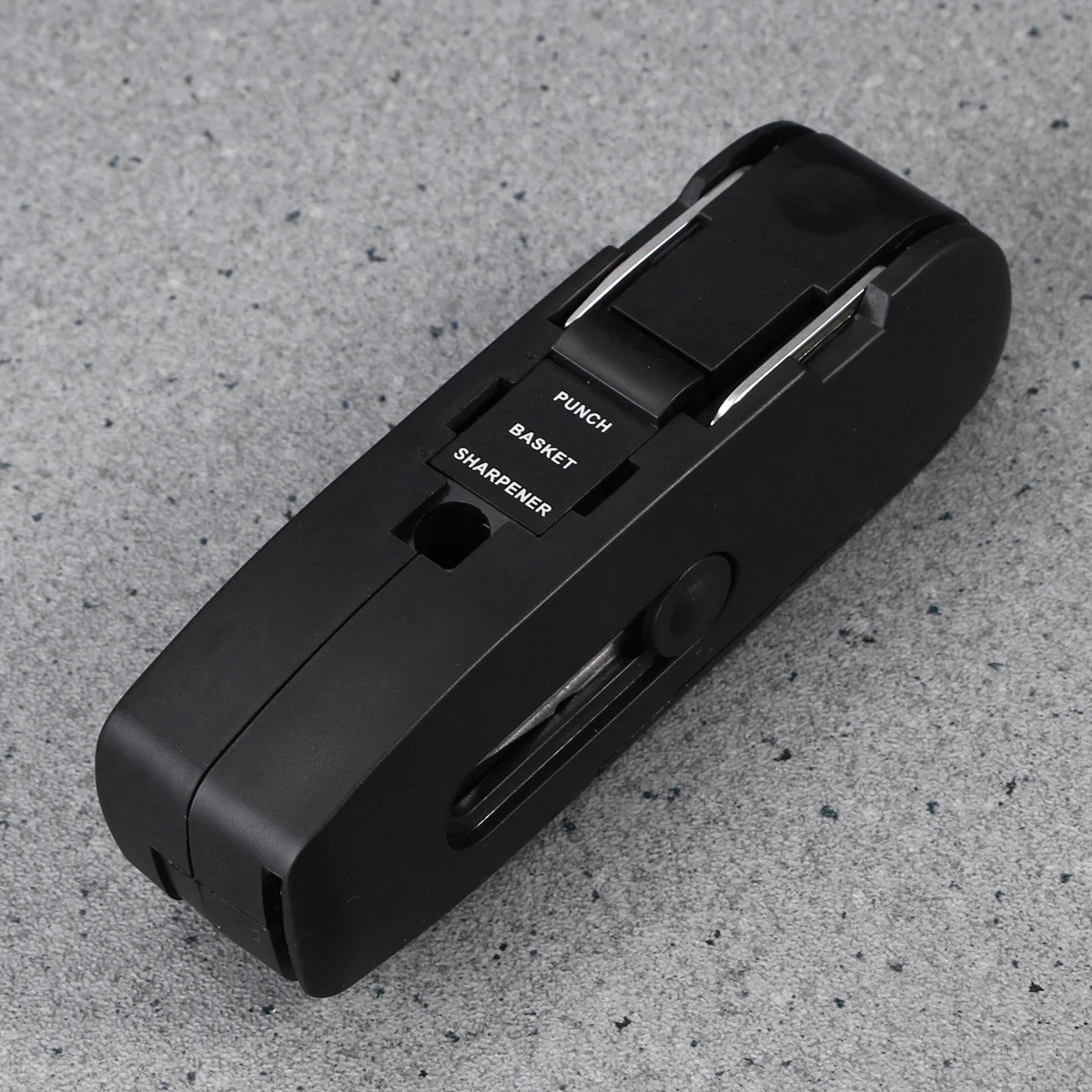 

Multifunctional Ten in One Stationery Set Scissor Flexible Rule Pencil Sharpener Stapler Cutter Screwdriver Puncher Nail Puller