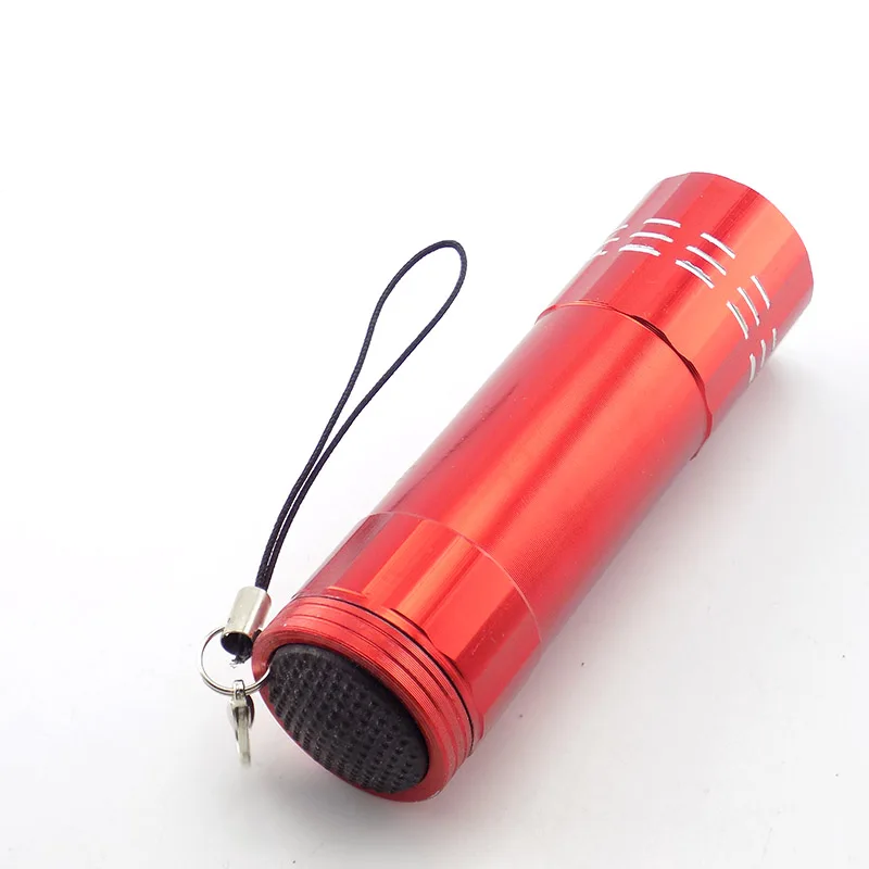 Ультрафиолетовый фонарик с 9 светодиодный флуоресцентная лампа-вспышка