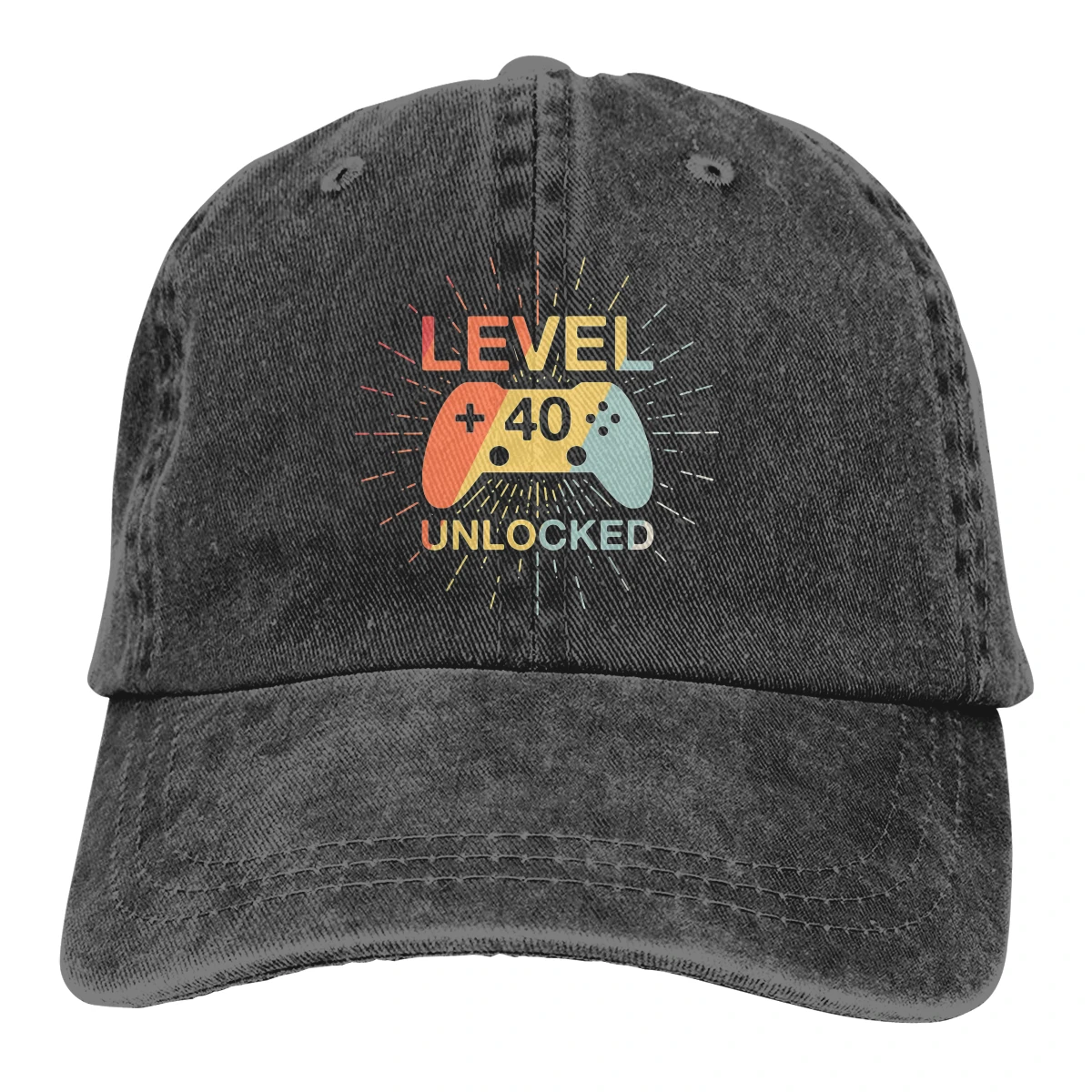 

1981 40th Anniversary Multicolor Hat Peaked Women's Cap Level 40 Unlocked Personalized Visor Protection Hats