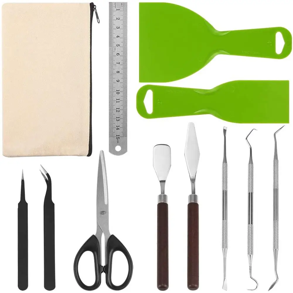 

12Pcs Vinyl Weeding Tools Set Basic Craft Weeding Kit for DIY Precision Cricut Silhouettes Cameos Lettering