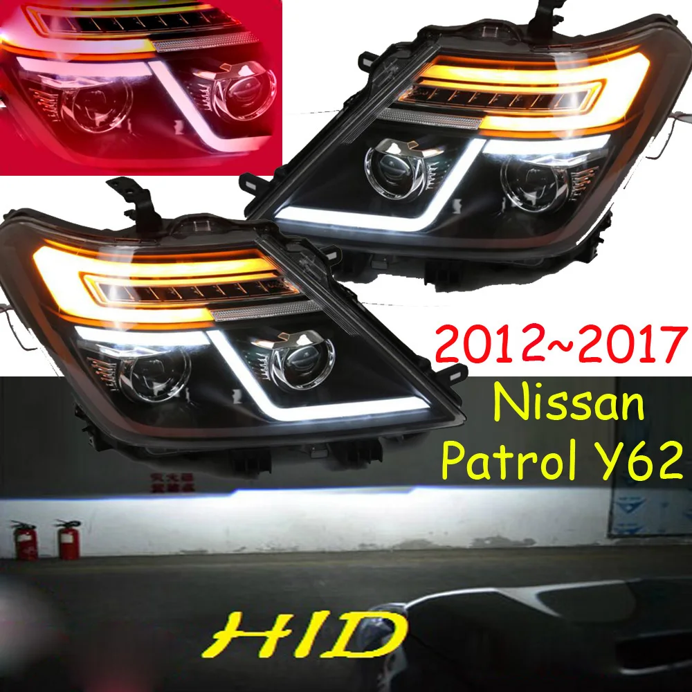 Автомобильный головной светильник для фара на patrol s Y62 2012 2013 2014 2015 2016 2017 год DRL HI LO HID