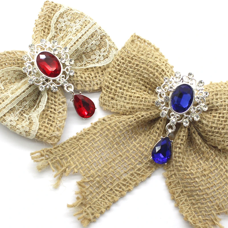 

YWXINX 10Pcs new alloy shiny rhinestone flat brooch, DIY wedding holiday wine bottle invitation pendant creative decoration