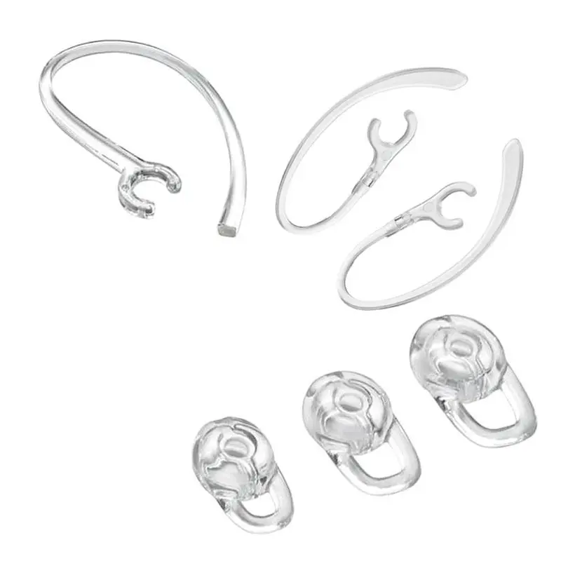 

1Set Earbuds Earplugs Ear Gels Hook for P-l-a-n-tronics Marque M155/2M165 for Savor M1100 Wireless Bluetooth Headset Accessories