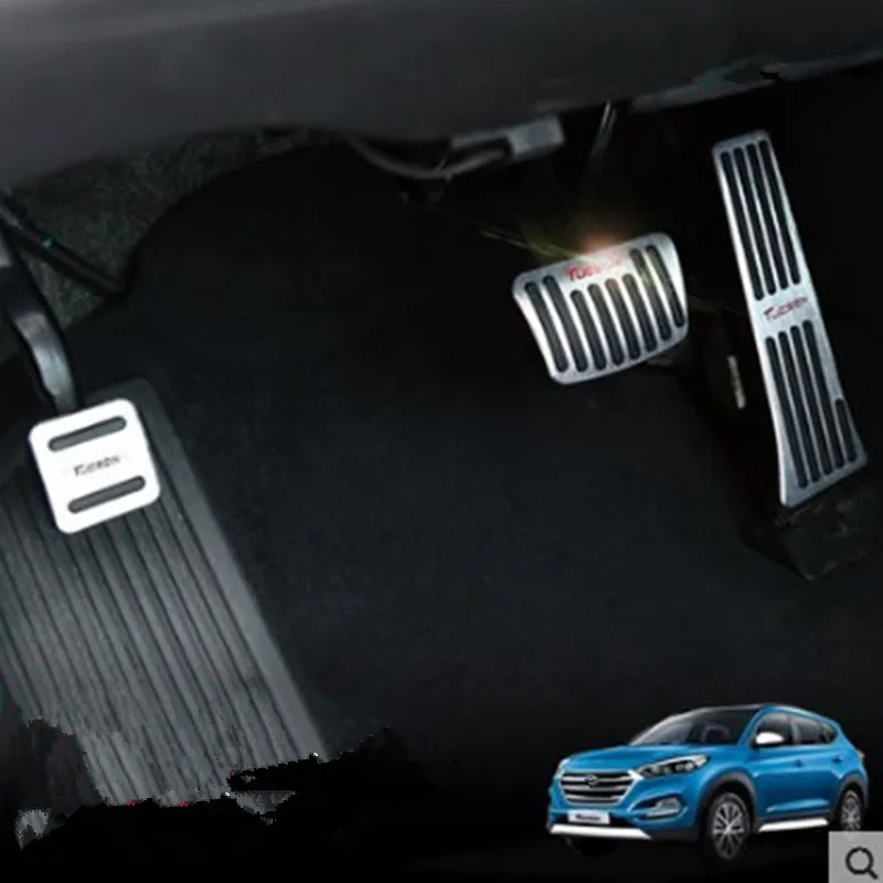 Для Hyundai 2015 2016 2017 Tucson автомобильный Стайлинг топливный тормоз подставка для ног