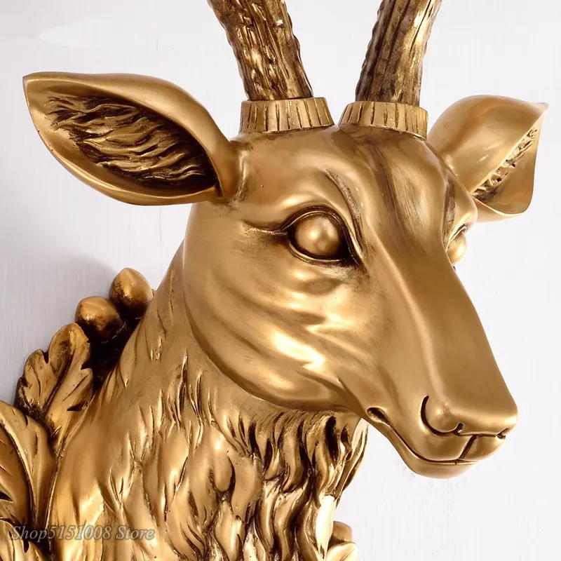 Настенные светильники в скандинавском стиле с головой оленя креативный Ретро