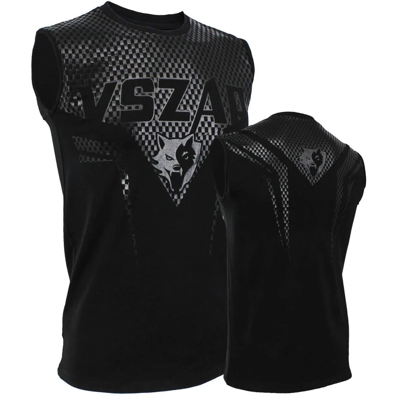 VSZAP острый жилет без рукавов Футболка для MMA боевой муай тай бокса фитнеса боевых