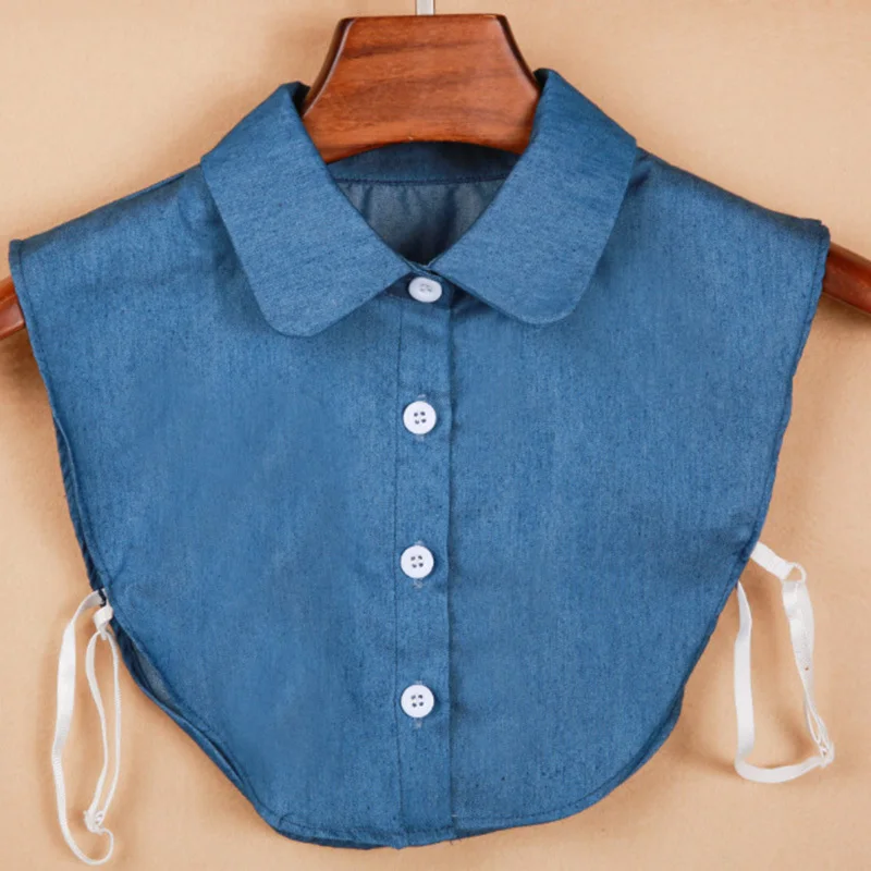 Женский накладной воротник съемный наполовину рубашка женские воротники |