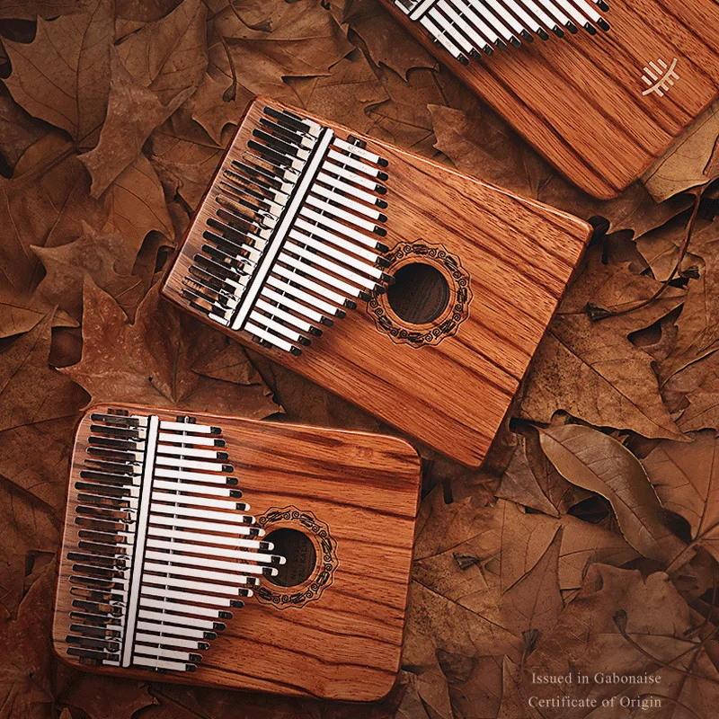 Hluru B Thumb piano Kalimba 21 keys 17 key Gabonese rosewood Musical instrument vibraphone marimba music key portable keyboard