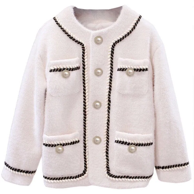 

Women Autumn Winter Fashion Hit Color Spliced Loose Elegant Knitted Cardigan Sweater Female Casual Coat Ladies Brand Tops ML683