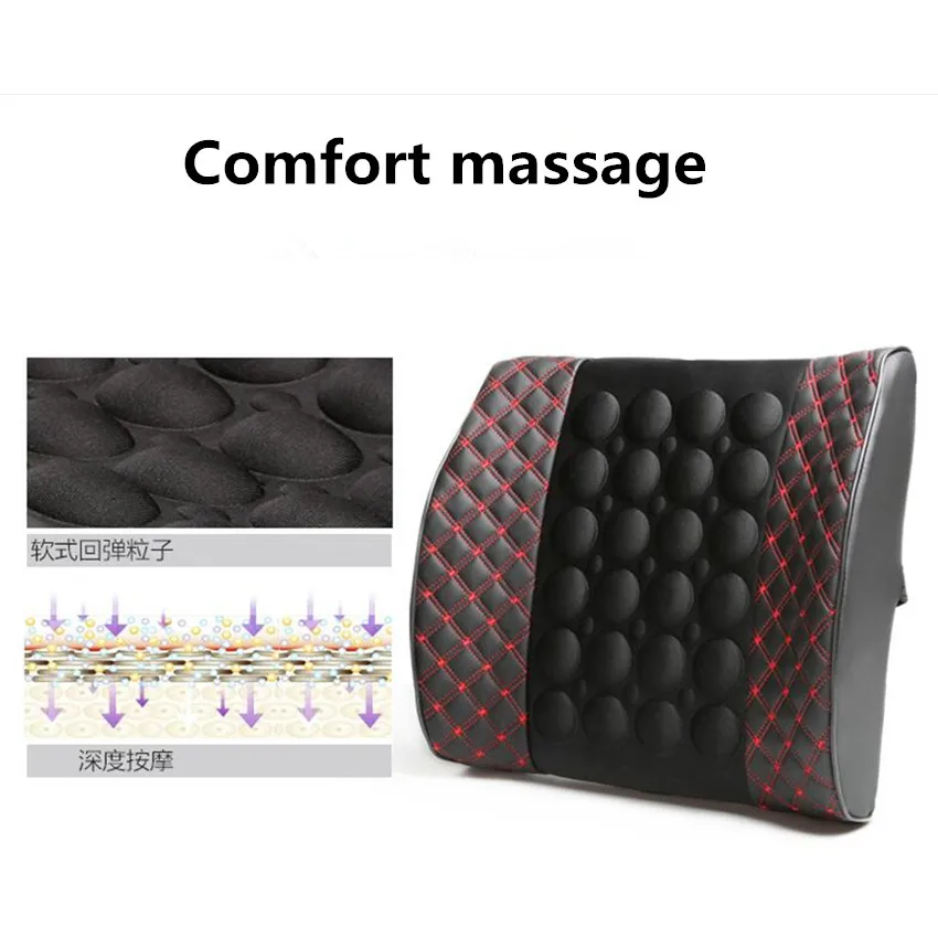 Автомобильная подушка для сиденья водителя поддерживающая из пены с эффектом