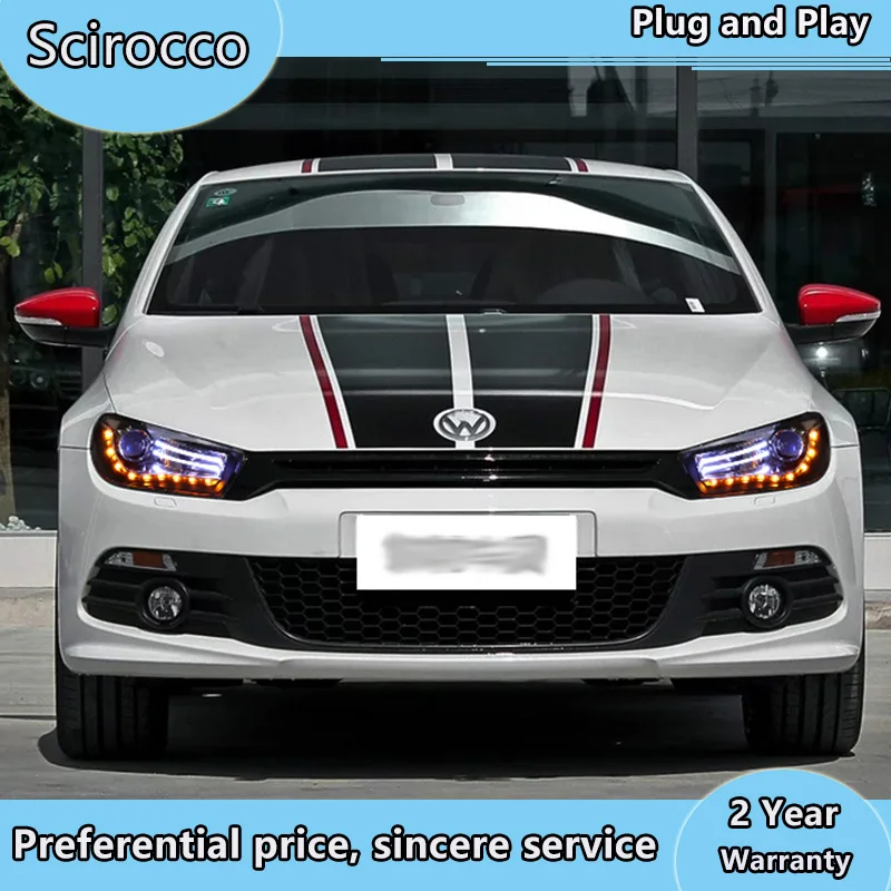 Автомобильный Стайлинг для нового прибытия Volks Wagen Scirocco светодиодный DRL Объектив