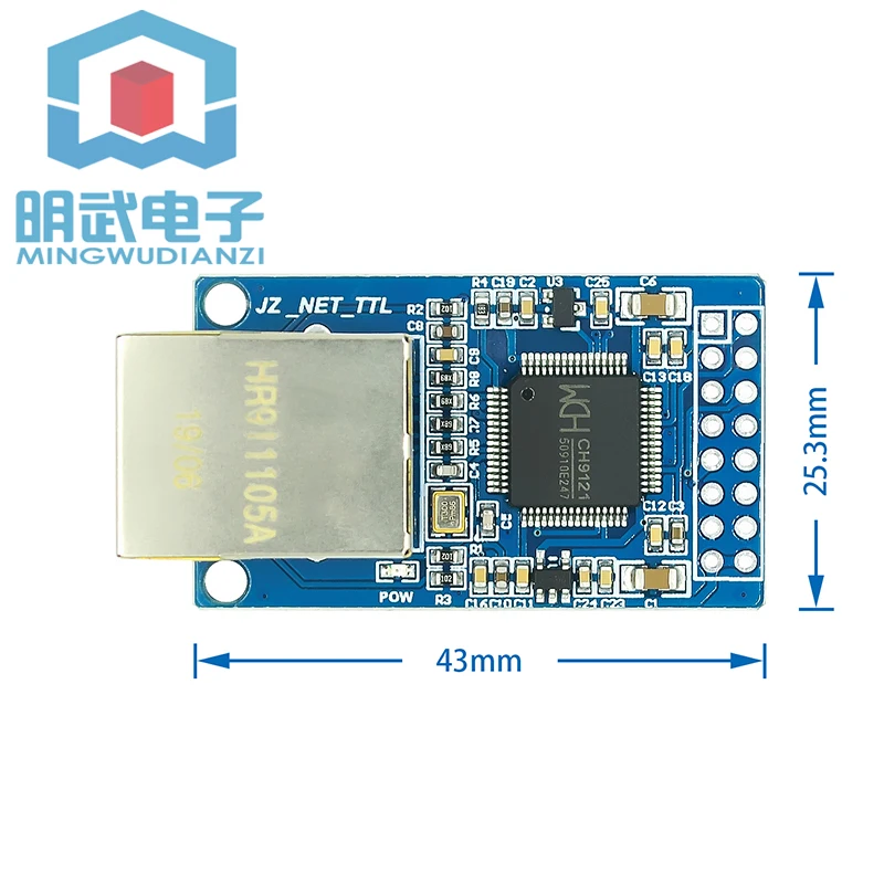 

Serial to Ethernet module Serial server SCM networking module CH9121 module