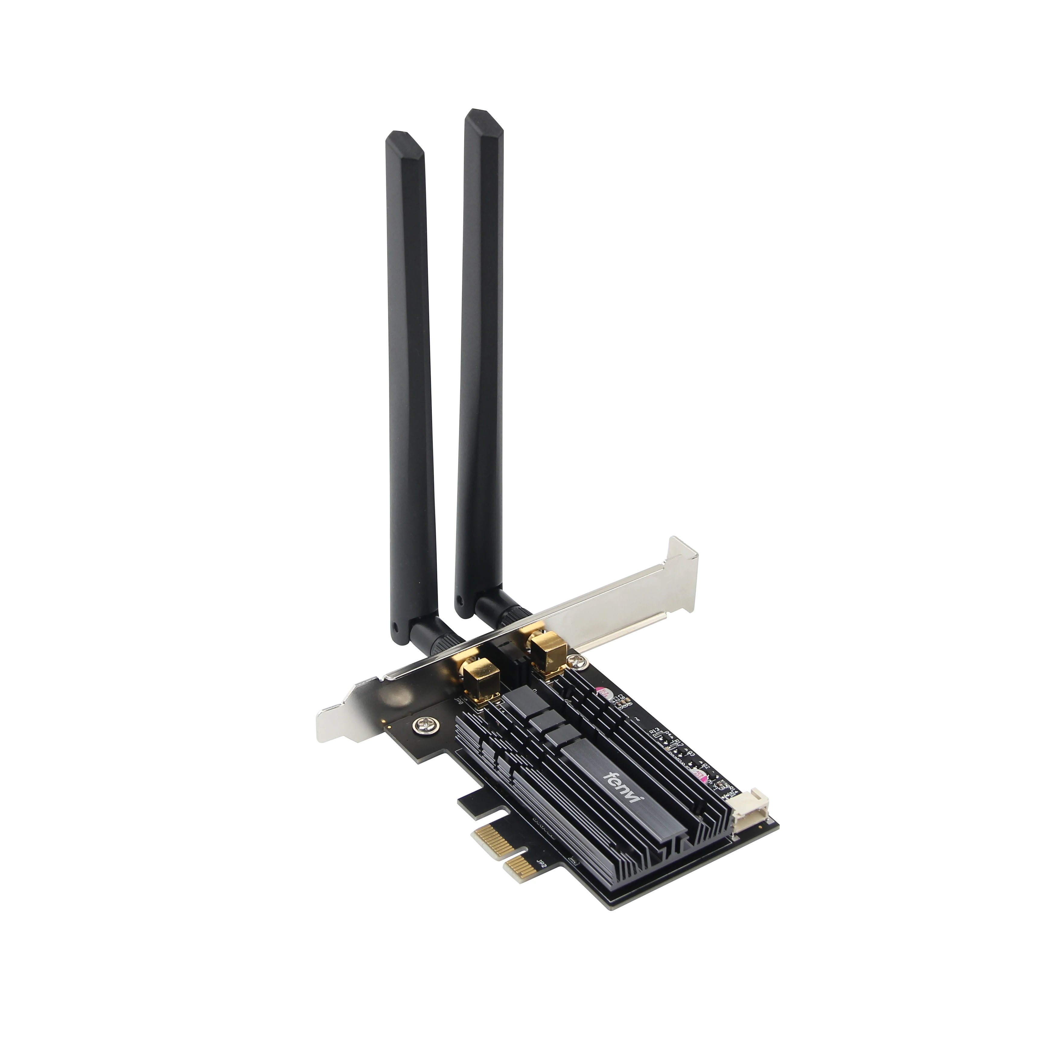Белый Беспроводной-AC 2400 Мбит/с Настольный PCI-E двухдиапазонный WLAN Wi-Fi адаптер для Wi-Fi 6 AX200NGW 802.11ac/ax BT5.0 с антеннами - Цвет: Белый