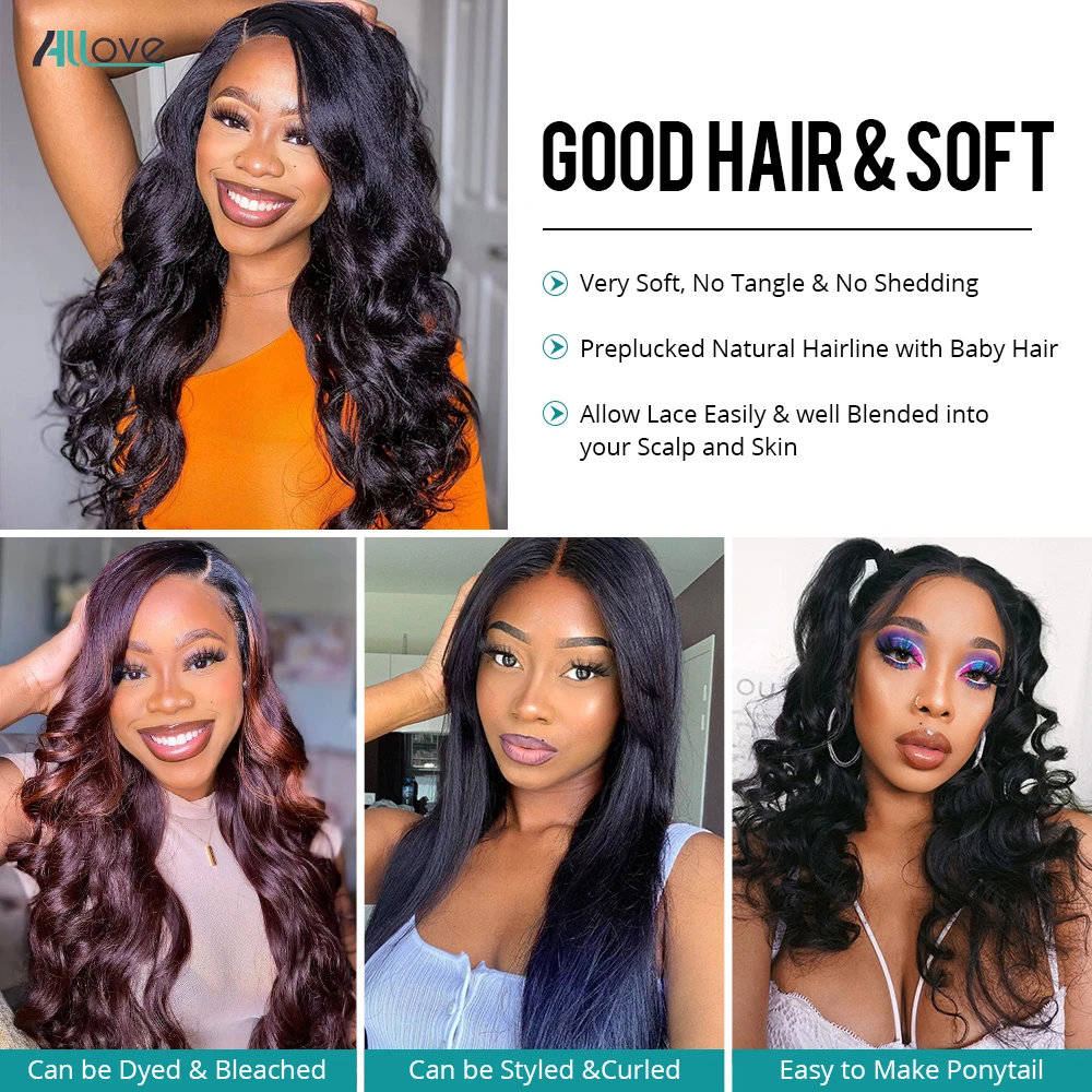 

Loose Wave Bundles Brazilian Hair Weave Loose Body Bundles Remy 1 3 4 Bundles Deal 100% Human Hair Extension For Black Wom