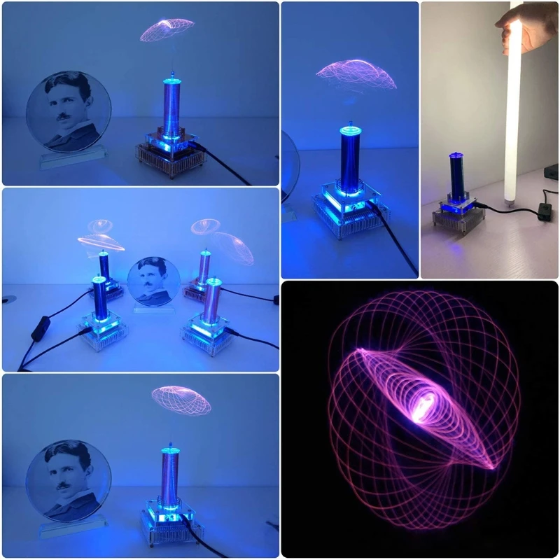 

Tesla Coil Arc Experiment Plasma High Temperature High Pressure Plasma Magical Scientific Experiment Electronic DIY Production