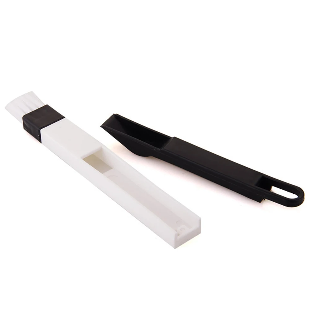 

2 in 1 Multifunctional Computer Window Crevice Cleaning Brush Window Groove Keyboard Nook Dust Shovel Window Track Cleaning Tool