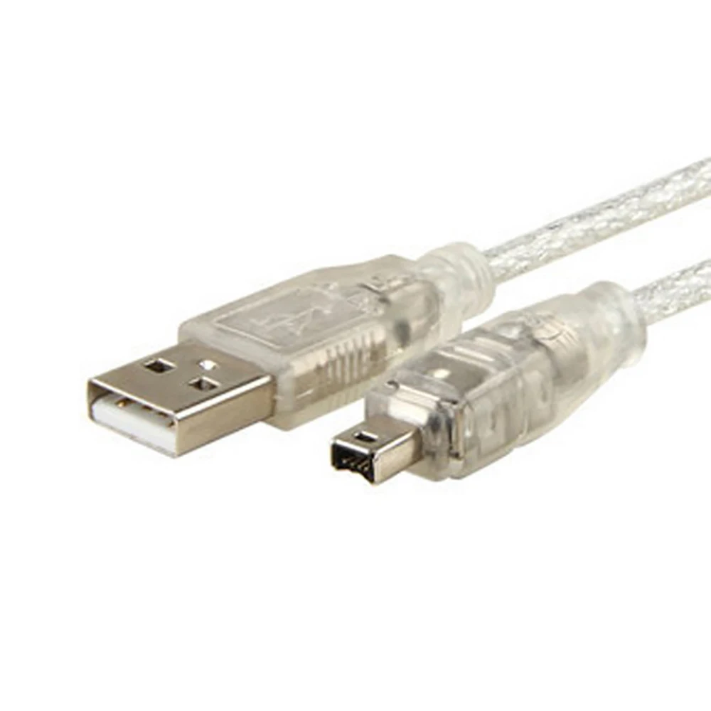 USB мужчина к Firewire IEEE 1394 4 контактный iLink шнур адаптера firewire 1394mm Tablet Зарядное