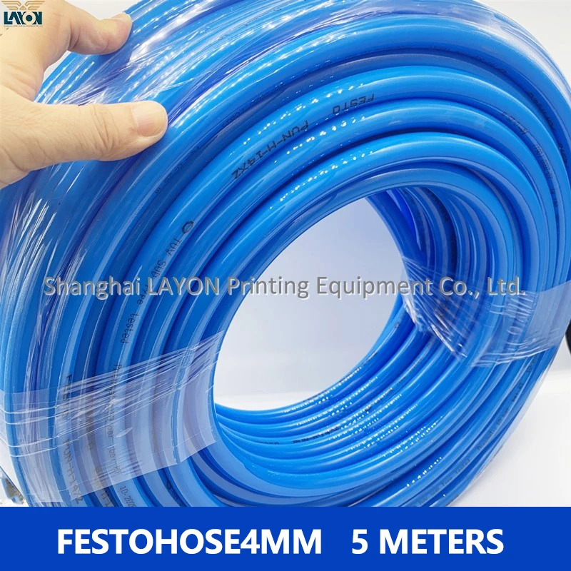 

Free Shipping PU Plastic Compressed Air Hose Printer Parts LAYON 5m 4mm Safe And Durable Large Printer Link Tube Fast Delivery