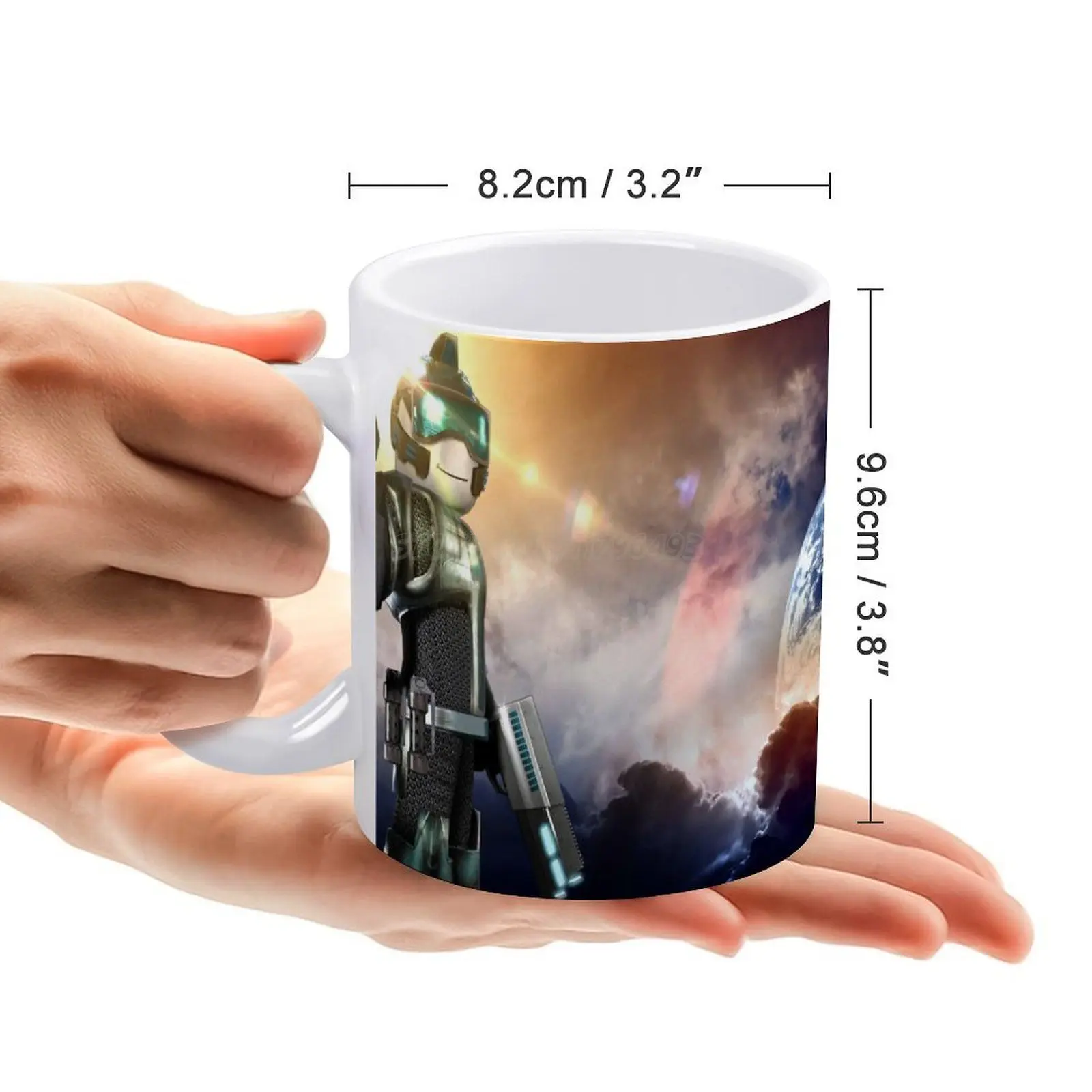 Белая кружка Game World 11 унций забавная керамическая для кофе/чая/какао уникальные