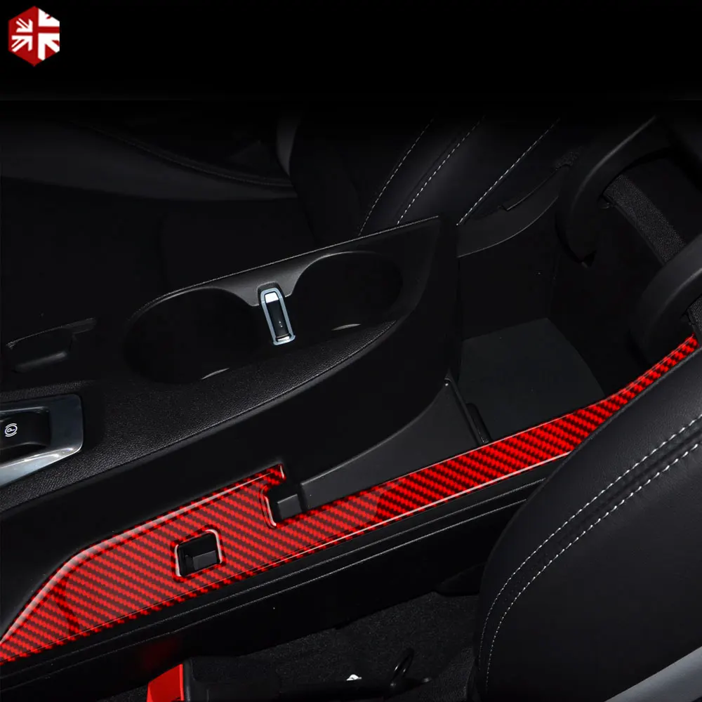 

For Chevrolet Camaro 2016-2020 Carbon Fiber Interior Arm Rest Guard Cover Trim