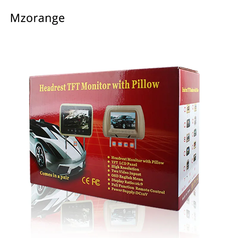 Прямая продажа с фабрики 7 дюймовый монитор для подголовника AV USB SD MP5 FM Динамик
