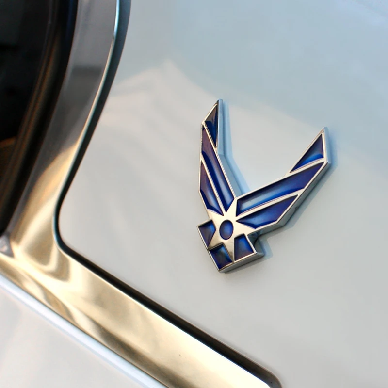 Noizzy USAF логотип Ho U.S. ВВС 100% 3D Металлическая Автомобильная наклейка авто эмблема