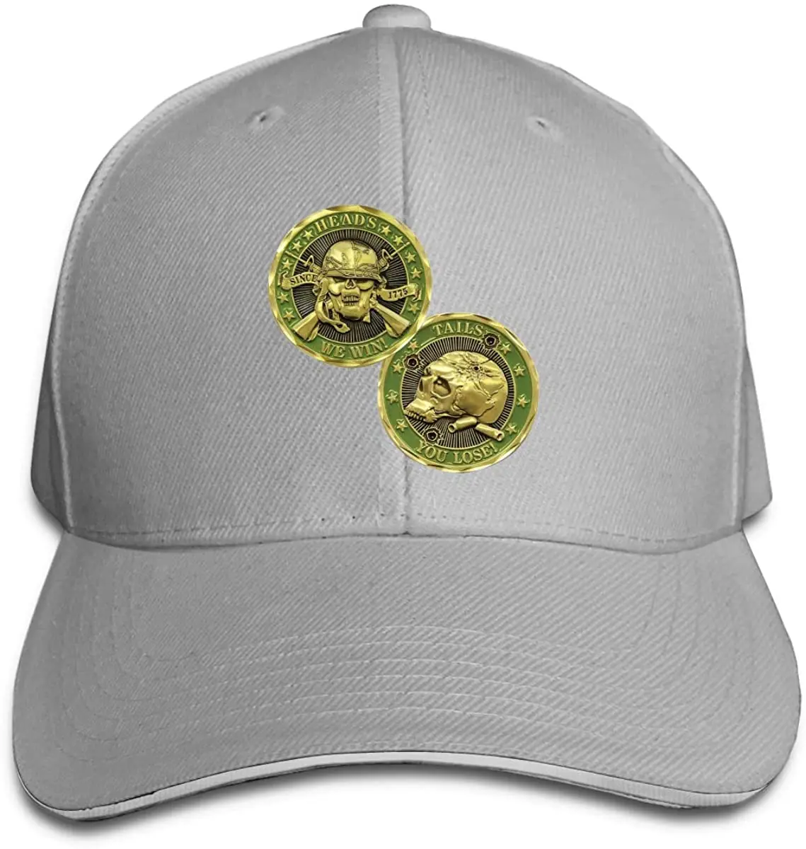 

Heads We Win Tails You Lose Baseball Caps Sandwich Caps