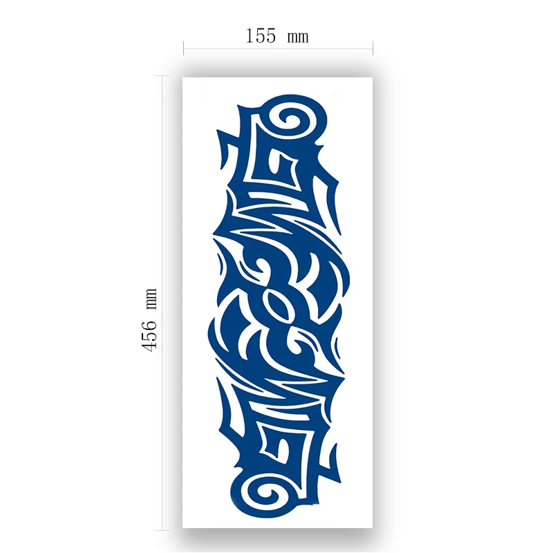 

Juice Lasting 10-15day Waterproof Temporary Tattoo Sticker Totem Flame Ink Flash Tattoos Women Men Body Art Full Arm Fake Tatoo