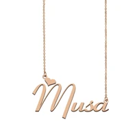 musa name necklace custom name necklace for women girls best friends birthday wedding christmas mother days gift